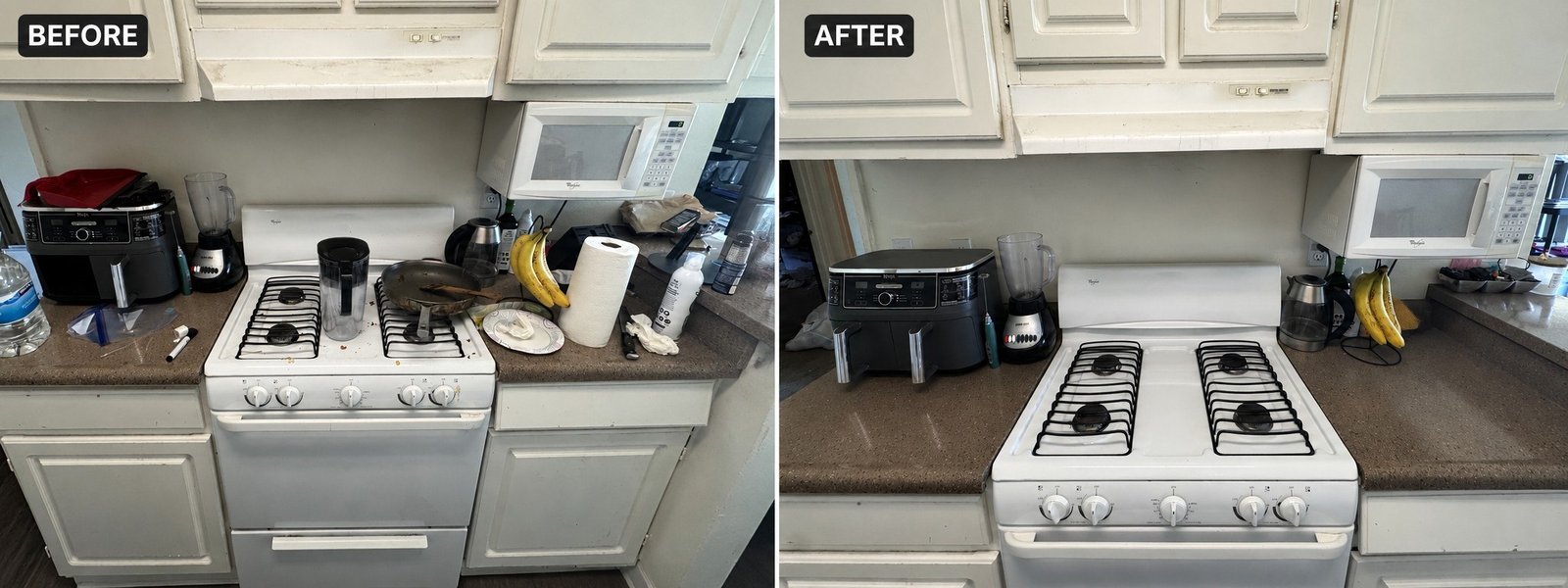 Professional kitchen cleaning result Orange County